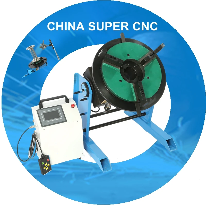 Supercnc Heavy Duty automated Stainless Steel Welding Table Rotary turntable welding positioner for big pipe