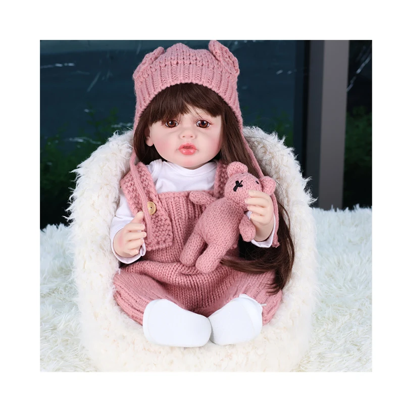 Reborn Baby Lifelike Girl Doll Full Soft Princess Toddler Bebe Body Reborn Baby Girl Doll Alive Newborn Lovely Birthday Gift