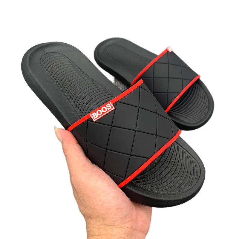Beach Summer Model Shoe Type Summer Male Sandals Anti Slippery Blue Orange PVC Outdoor Slippers Light Weight,breathable CN;ZHE