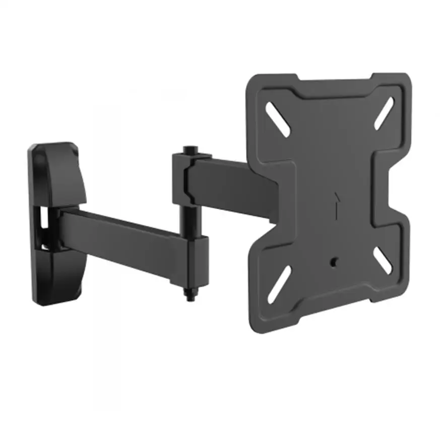 Economic Support For 13 to 27 Inch Flat TV Swivel -90 Degree to 90 Degree Black Steel Display Racks Full Motion TV Mounts