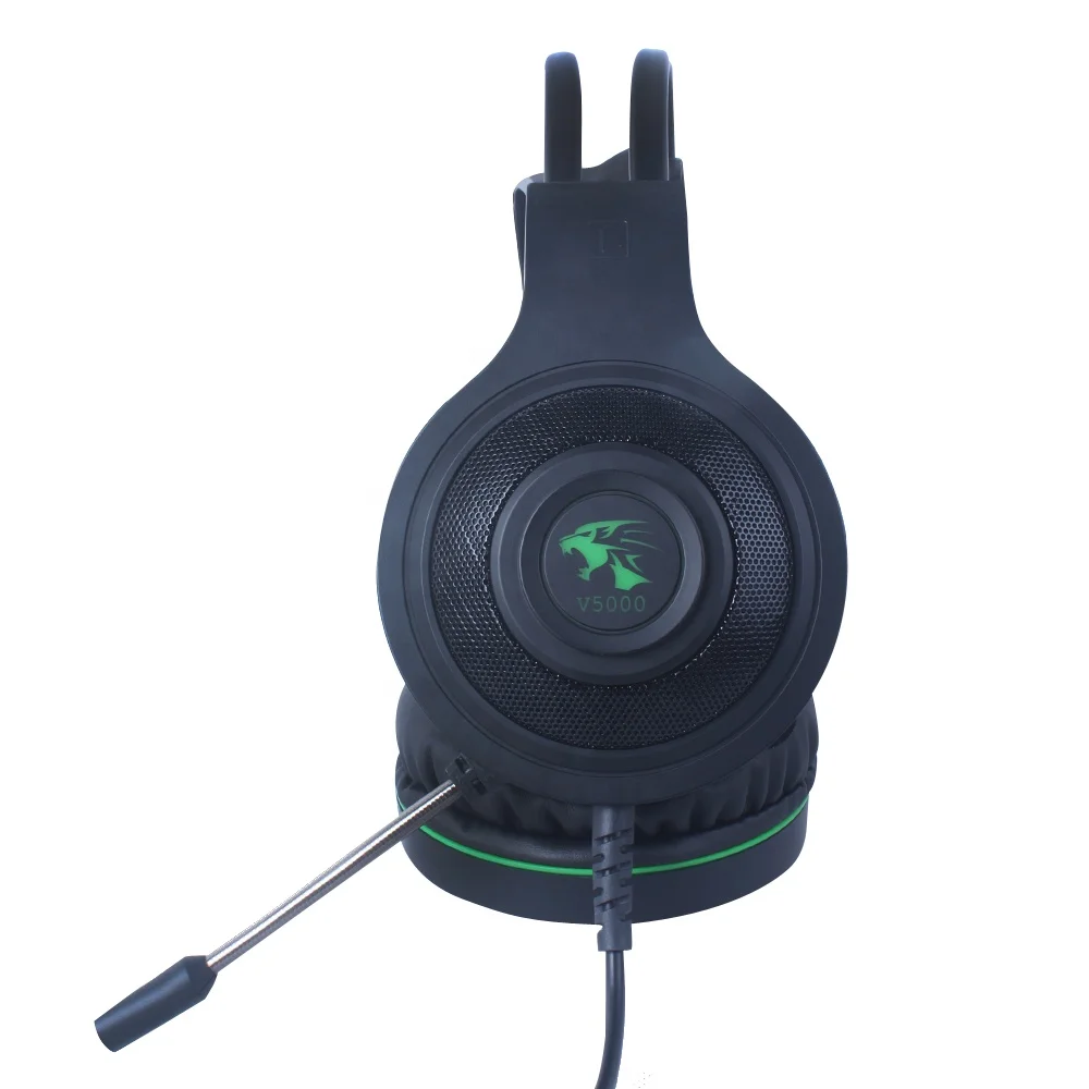 LED  private mold headphone with microphone game headphones gaming headset