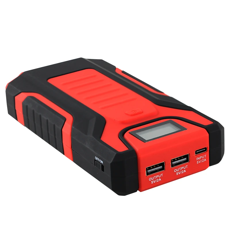 New model high power car jump starter to start 12V Diesel cars with SOS lights OEM customize logo with nylon bag package