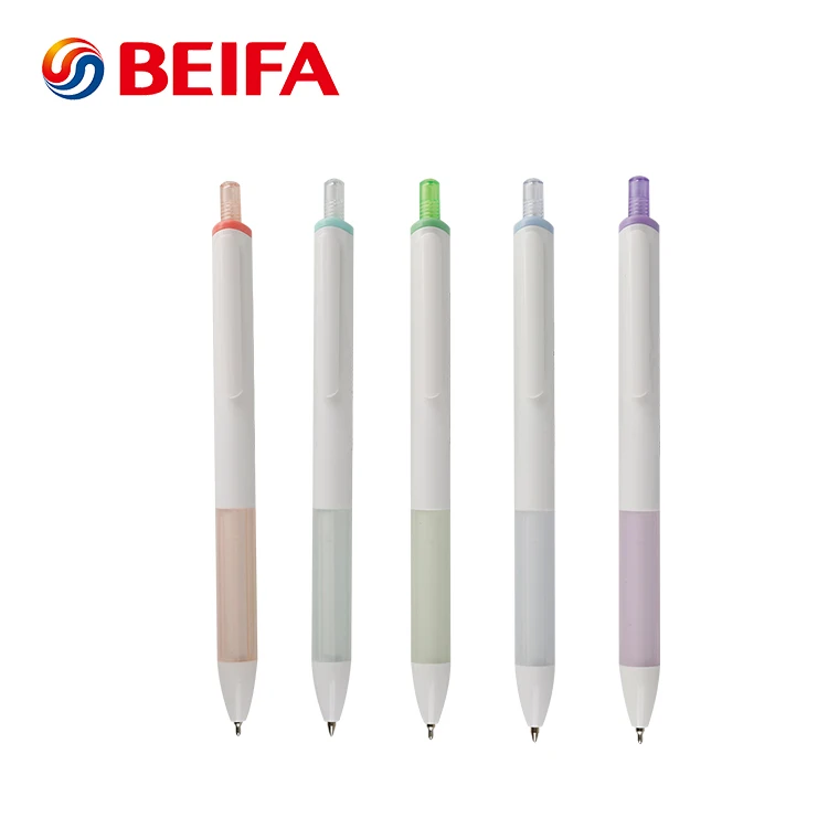 0,7 мм 1,0 мм творческая реклама индивидуальные нажмите пластиковые полу гелевые ручки для использования в офисе школы