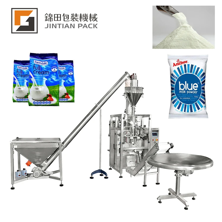 Automatic powder filling pouch 5-10 KG Large bag weighing milk coffee tea powder packaging machine