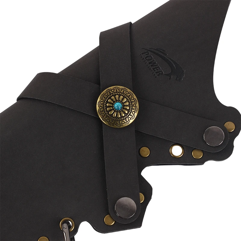 Archery Arrow Quiver Traditional Arrow Holder Portable Recurve Bow Waist-Hanging Arrows Bag Outdoor Shooting Hunting Practice