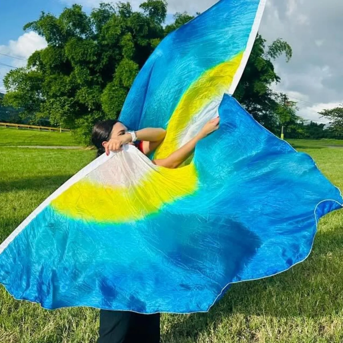 Worship Silk Flags for Dance Praise Church SILK Flags for Worship Banderas de Danza