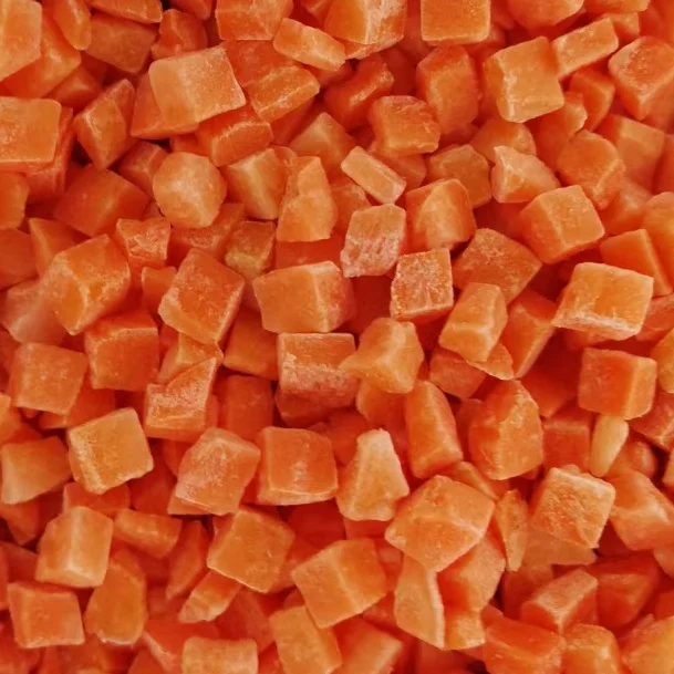 Organic Carrot IQF Frozen Carrot from China