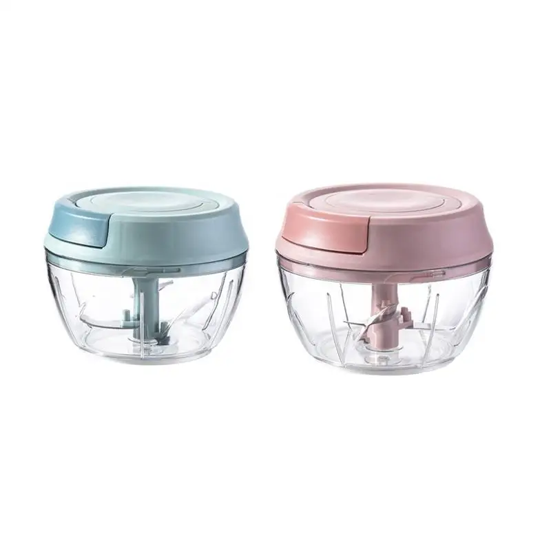 Hand Manual Pull Cord Vegetable Kitchen Accessories Ground meat Eggbeater Mini garlic blender