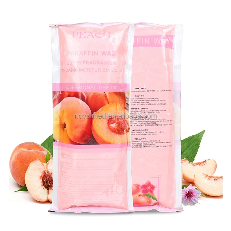 Custom Logo Peach Paraffin Wax Bath for Hand and Feet