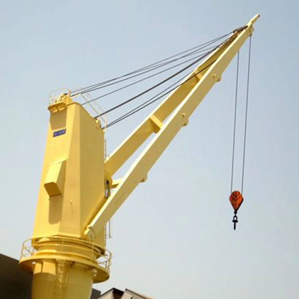 Professional design carry deck industrial crane 5ton deck crane