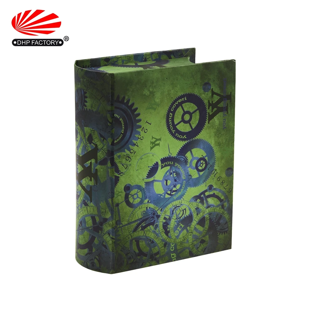 Wholesale Custom Printed Packaging Magnetic Closure Storage Hollow Decorative Book Shaped Boxes