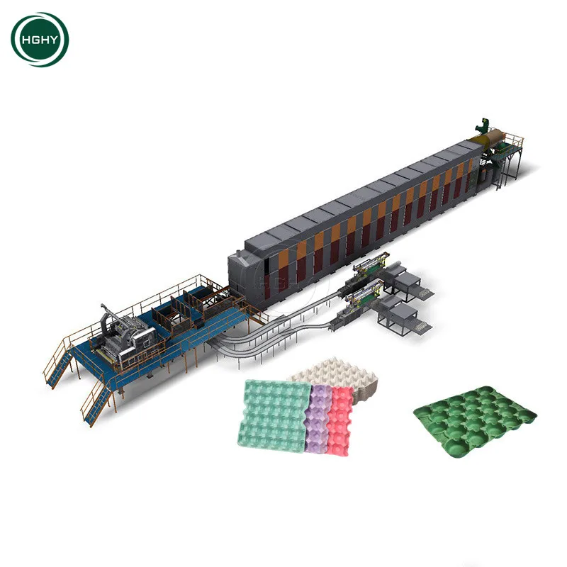 Hghy Above 3000 Pieces Per Hour Egg Box Tray Waste Paper Pulp Making Machine Manufacturer For Quail Mesin Pembuat Rak Telur