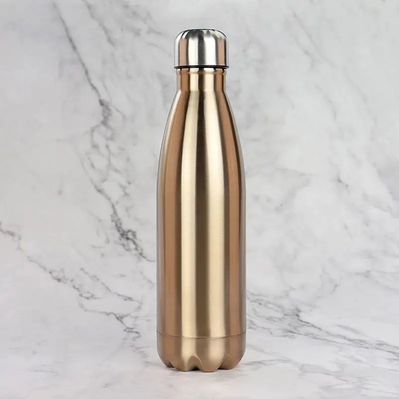 
HDT Wholesale 18 Oz Insulated Vacuum Stainless Steel Cola shape Thermos Flask Sport Water Bottle bouteille isotherme 