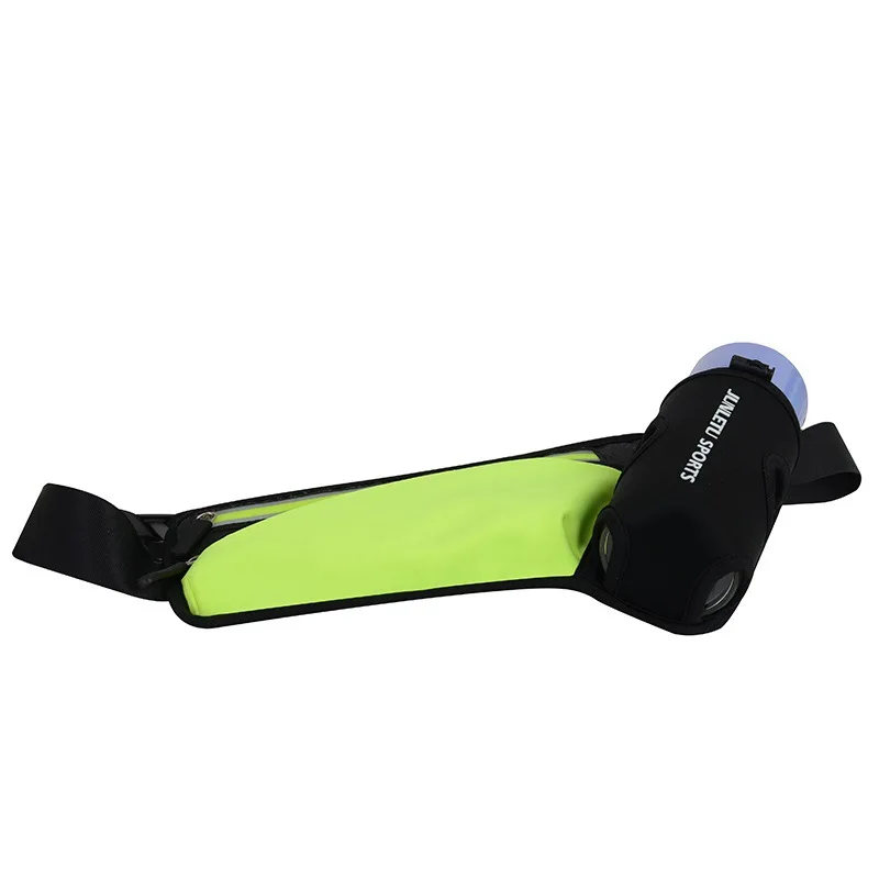 Custom Logo Sport Waist Bag With Luminous Strip and Water Bottle Holder Mobile Phone Funny Pack Fanny Pack Breathable Fanny Pack