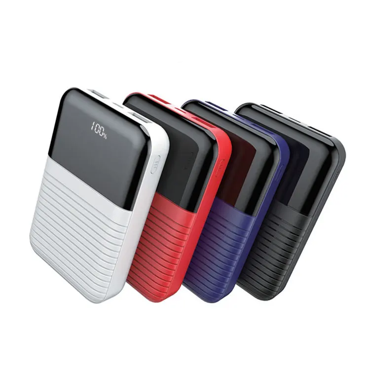 Wholesale Phone Portable Type C Lithium Battery 10000 Mah Rechargeable Power Bank for iphone/xiaomi/huawei/samsung