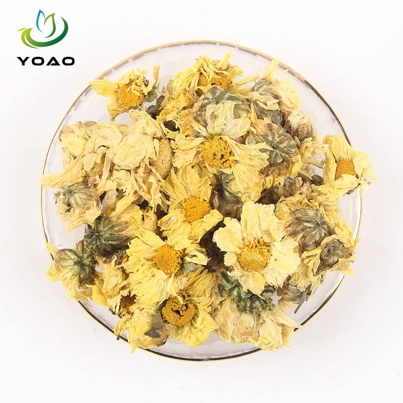 Zero Additives Organic Pure Chinese Herbal Hangzhou White Chrysanthemum Flowers for Tea Drinking Extract Dried Chrysanthemum