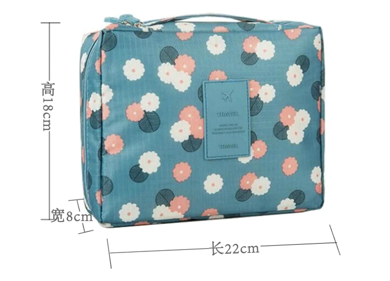 
Cosmetic Bag Custom Private Label Waterproof Polyester Toilet Bag Travel Makeup Cosmetic Bag 