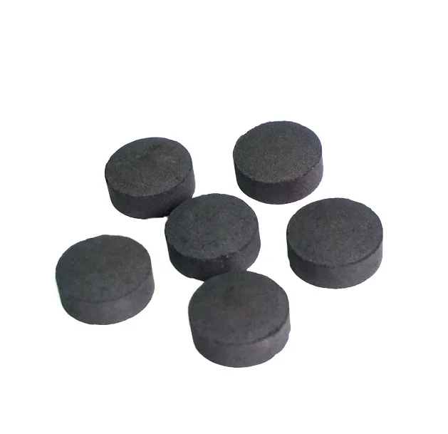 Высококачественный круглый уголь для кальяна с быстрым зажиганием