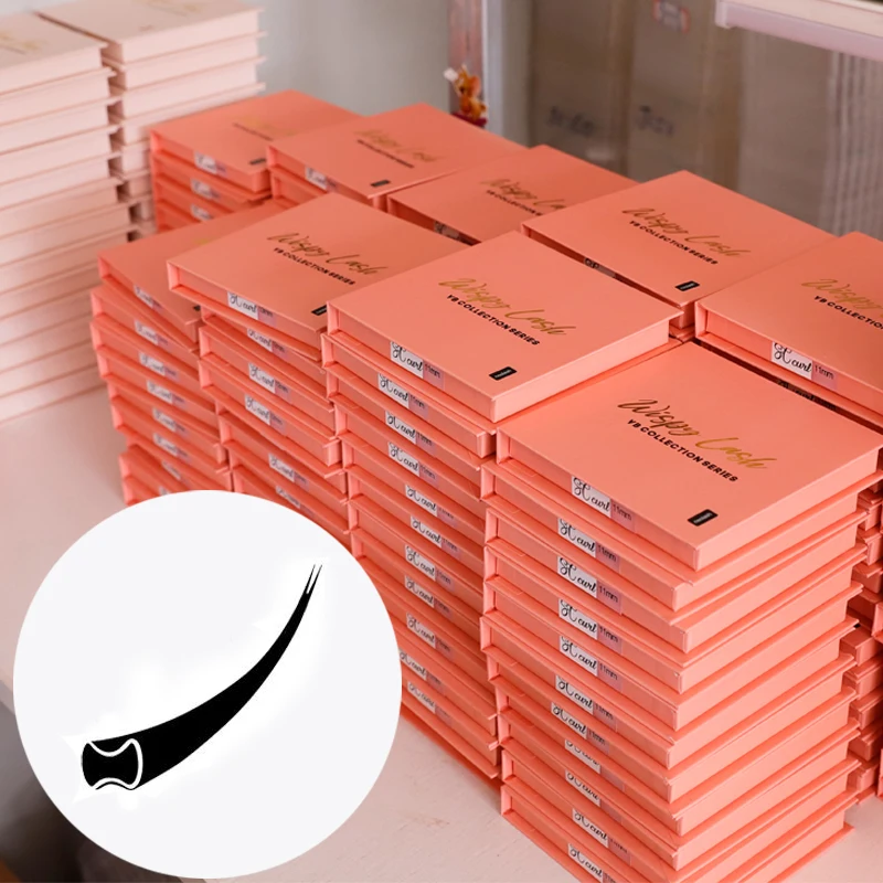 
Hot Selling Soft Ellipse Flat Eyelash Extensions For Salon 0.10 0.15 0.20 Thickness 