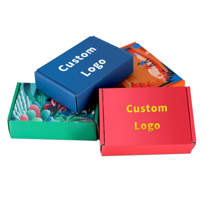 Accept Custom Order Easy Folding Paper Box For Clothes And Underwear Corrugated Shipping Boxes