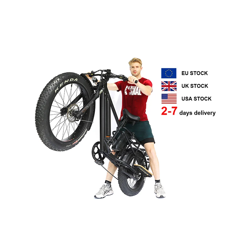 Warehouse Price 1000W 48V Cheap Electric Cargo Bicycle Dirt Bikes Retro Electric Sport Bike Mountain Electric Fat Tire Bike