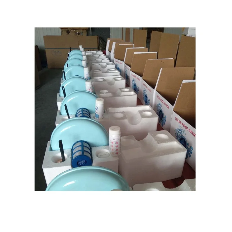 Customization Swimming Portable Pool Copper Ionizer with Solar Panel for Swimming Pool Avoid the chemicals