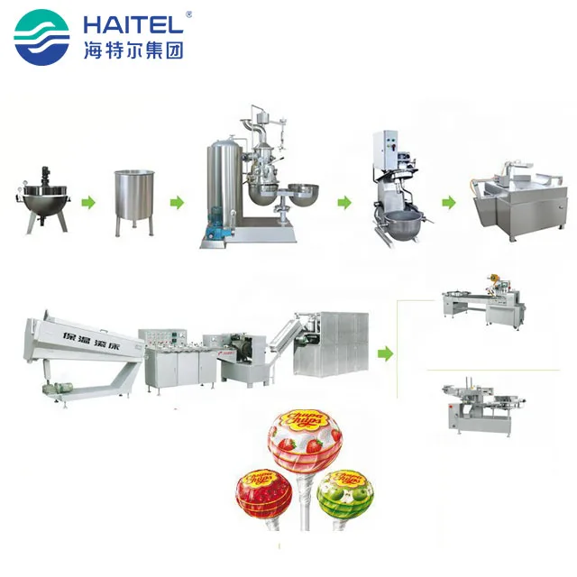 Factory price automatic industrial machine to make ball lollipops production line