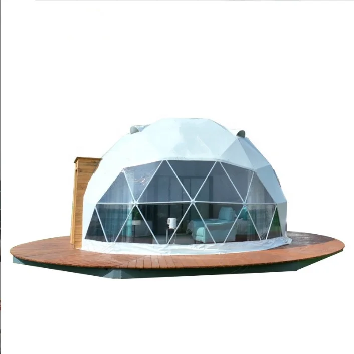 2024 luxury hotel tent outdoor waterproof glamping geodesic dome igloo prefab house for sale