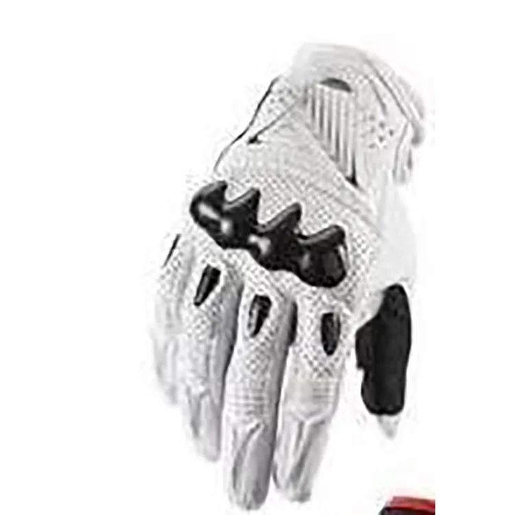 Breathable Full Finger Gloves Motorcycle Fashion Leather Hard Shell Motocross Mtb Atv Racing Gloves Guantes Moto Bomber Carbon