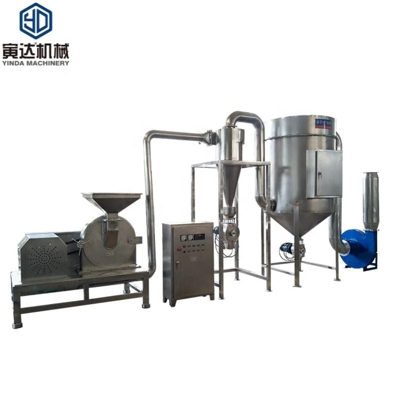 Dry masala powder pulverizer kava mill food grinder spice crusher salt chili grinding herb pulverizing machine