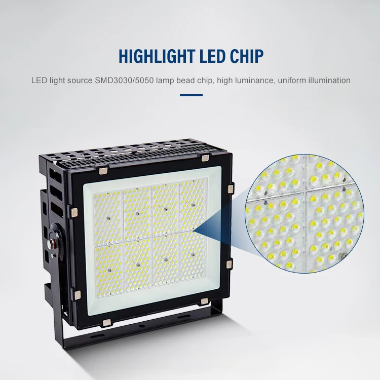 Outdoor Waterproof Lighting Sport Stadium Foold Light Ip66 300w 400w 500w 600w 1000w 1200w Led High Mast Light
