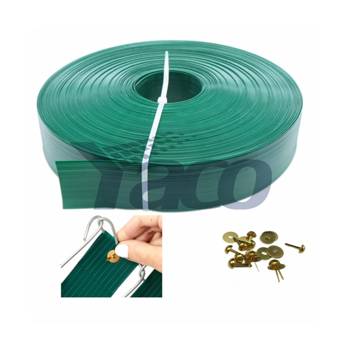 Vertical Strip for 3D Fence Panels PVC Rigid Privacy Slats Latte Kit Occultation PVC for 2.5m Metal Frame