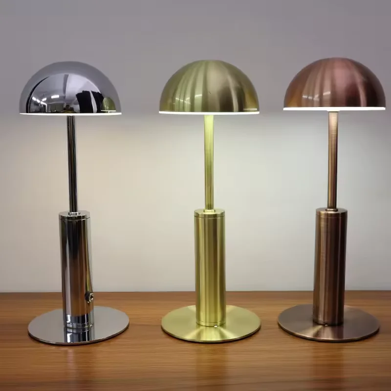 Modern style led lamp Rechargeable battery operated touch control lamp with USB charging room lamp