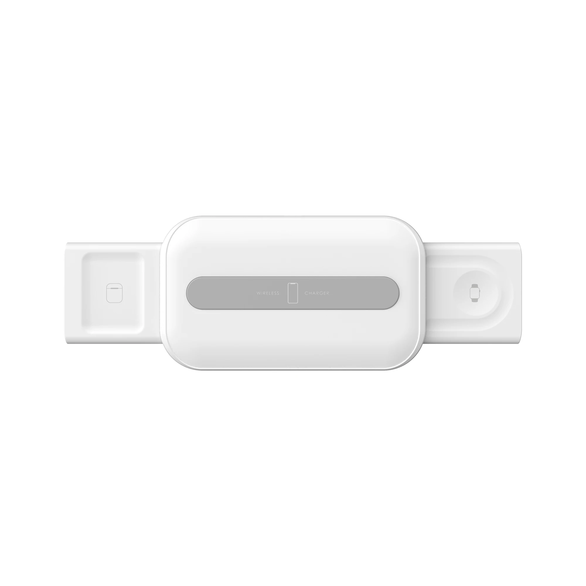  Новинка 2020 беспроводное быстрое зарядное устройство 3 в 1 Qi для iphone 12 AirPods Apple