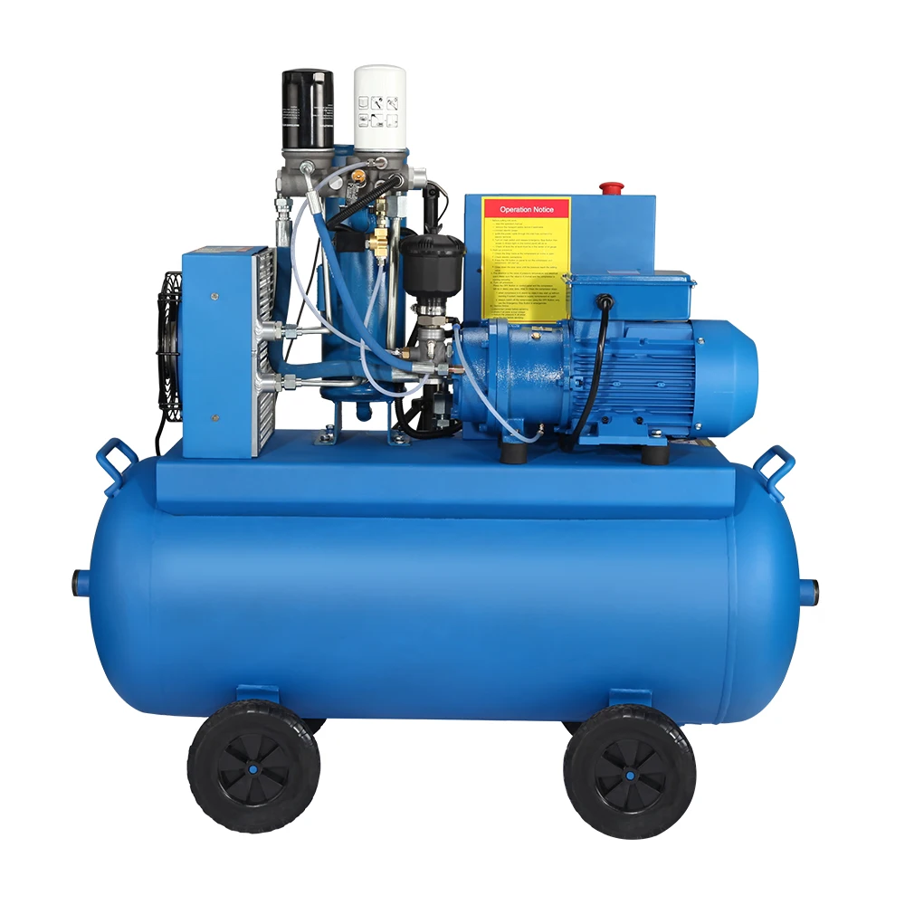 Best 16 bar 10hp low noise industrial scroll air compressor for sale