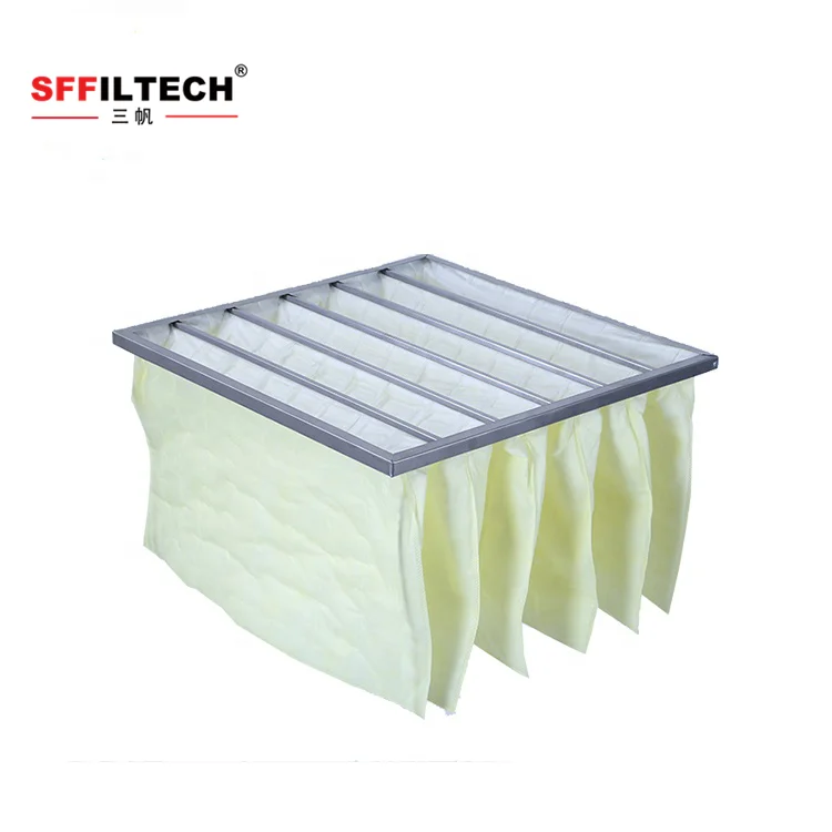 wholesale air filter hepa F5 pocket air filter washable ahu bag filters