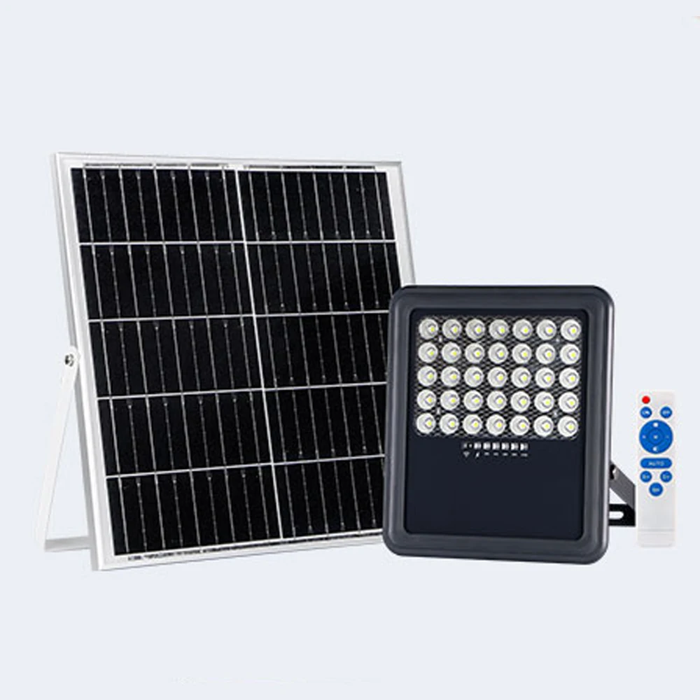50W 100W 200W 300W Solar Flood Light Reflector LED Solar Floodlight LED Flood Light Outdoor Waterproof IP65 Remote Control