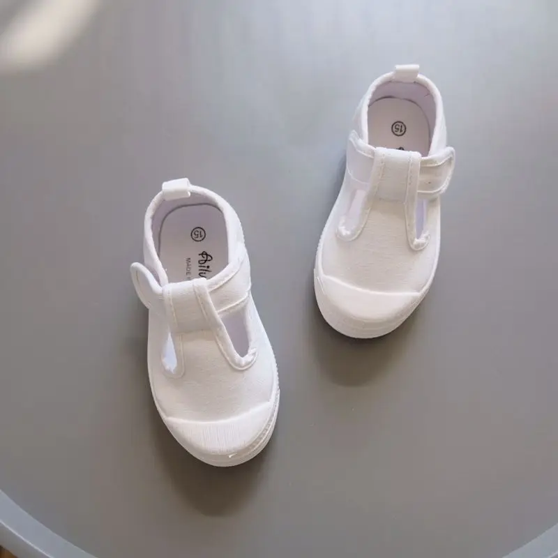 1-10 Year Fashion Spring Autumn Kid Canvas Sneaker For Girls Children Sneakers White Canvas shoes Wholesale