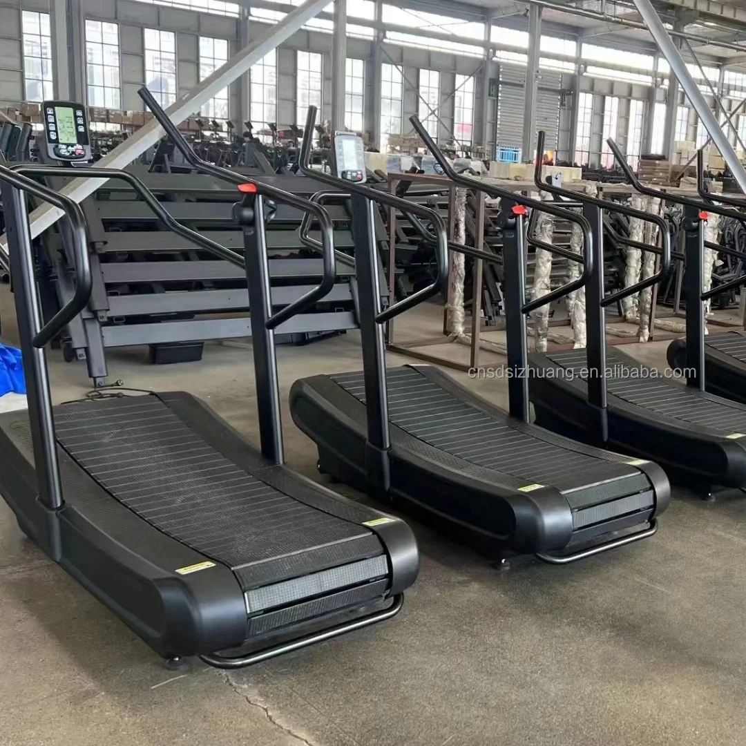 Exercise Air Runner Non-Motorized Unpowered Curved Treadmill With Fast Speed Treadmill For Sport Equipment