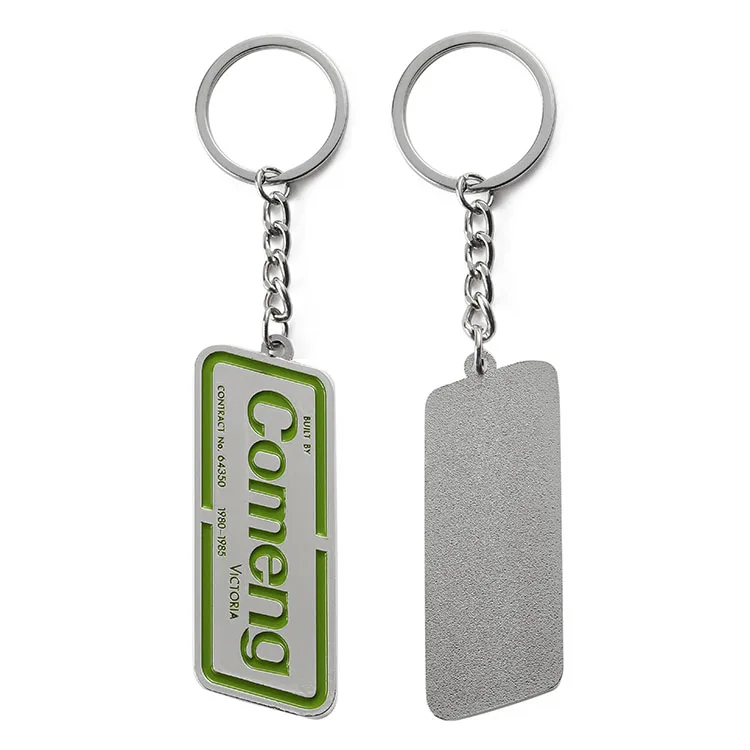 Manufacturers Wholesale Souvenir Custom 3D Metal Key Chain Logo Customization Soft Enamel Zinc Alloy Key Rings With Logo