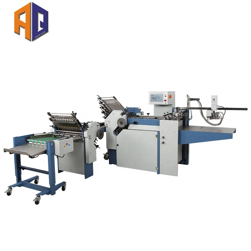 Automatic Paper Folding Machine Size Big Size Folder Buckles  Combined Paper Folder Folding Machine For Sale