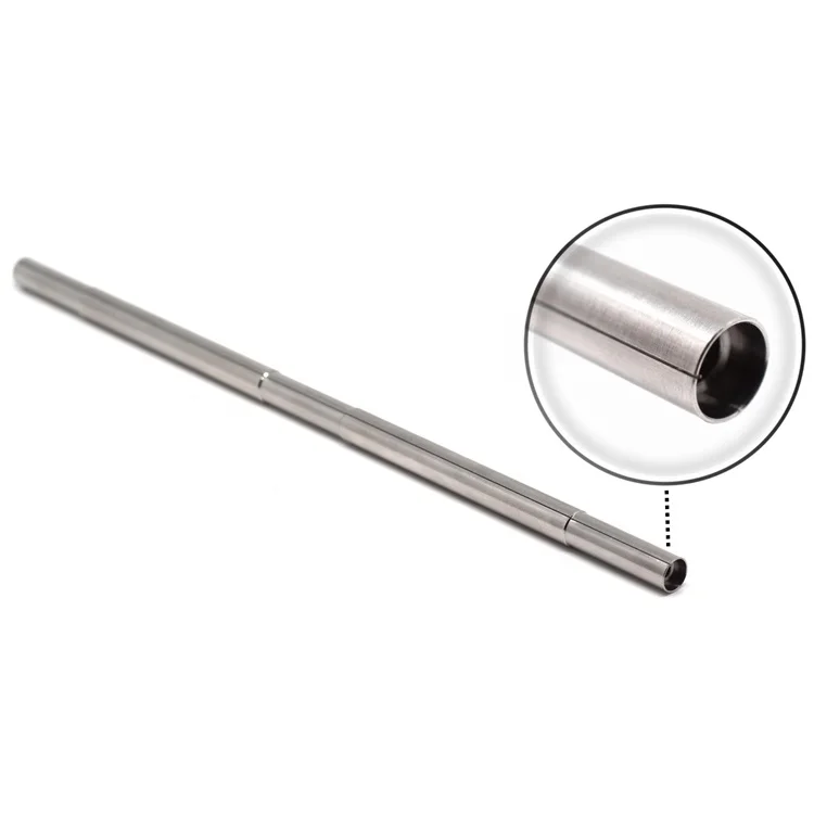 High Precision Stainless Steel  Turning CNC Machining Straight Hollow Tube Parts