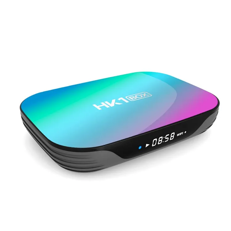  Android 9 0 TV Box HK1 коробка 4 Гб оперативной памяти 32 ГБ ROM S905X3 64-разрядный четырехъядерный 2 4G/5G двухдиапазонный Wi-Fi Smart BOX 3D HD 8K 4K