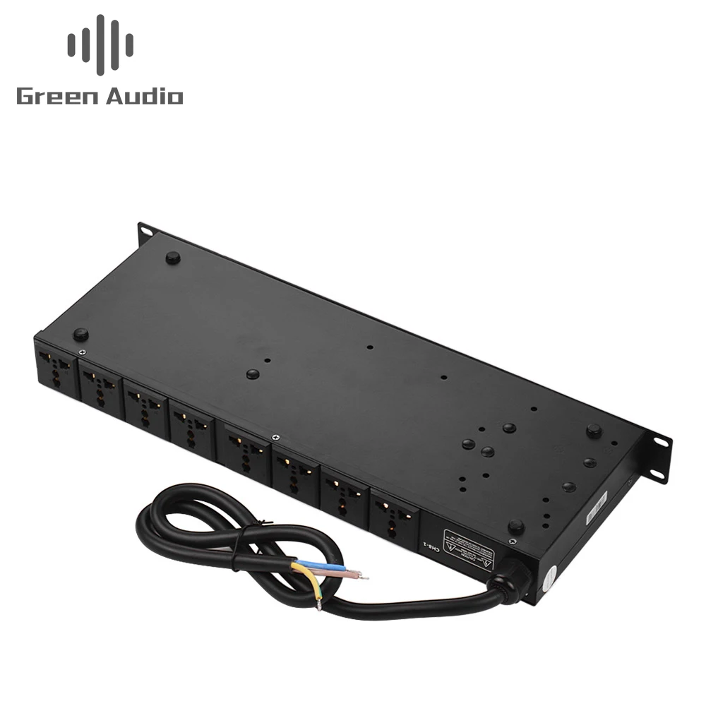 GAX-1028 Профессиональный 10 каналов DJ звуковая система sequencer контроллер стабилизатор напряжения Регулятор питания ЖК-дисплей