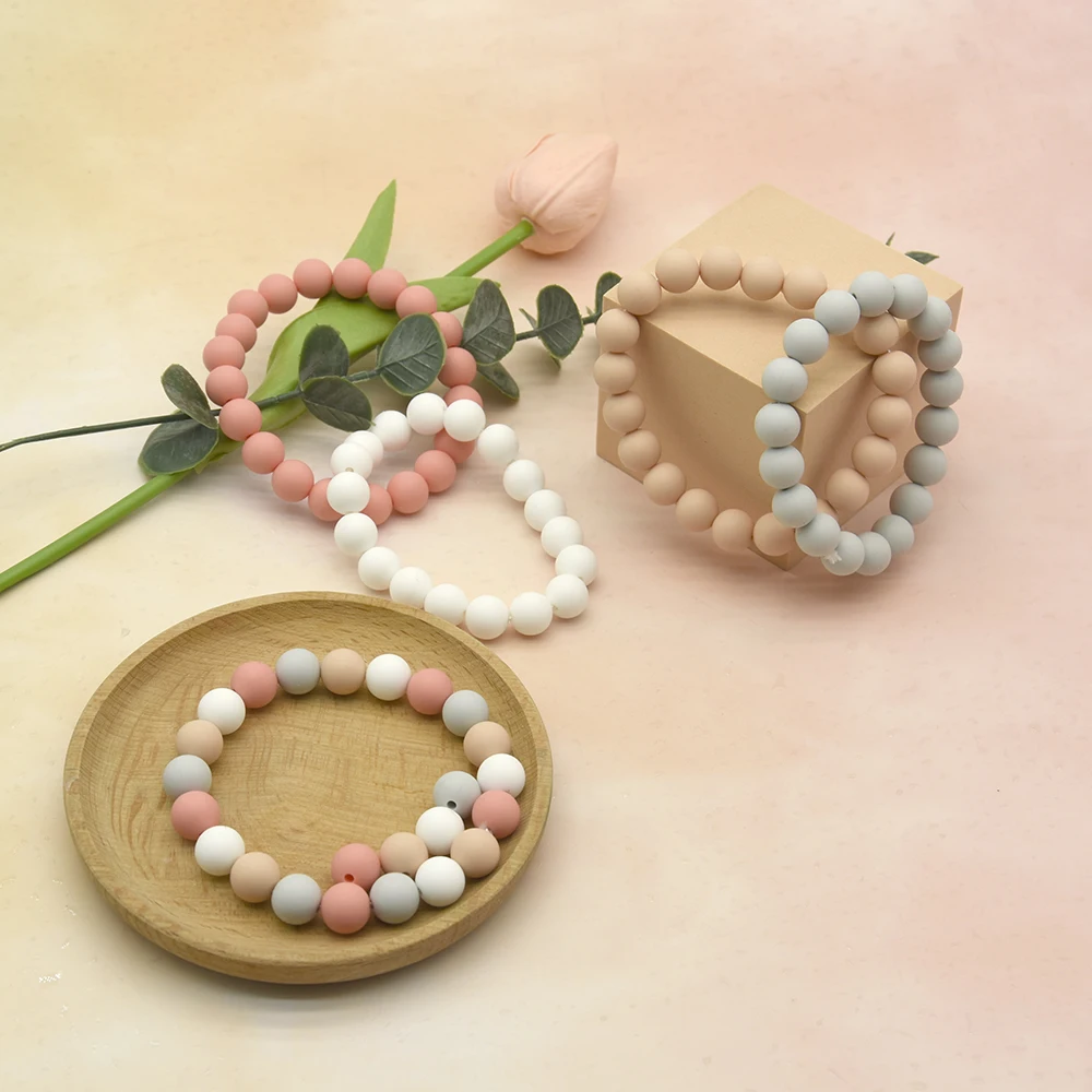 Bulk Round 11.5mm Rubber Beads Silicone Loose Beads For DIY Necklace Bracelet Jewelry Crafts Eco Friendly Silicone Beads