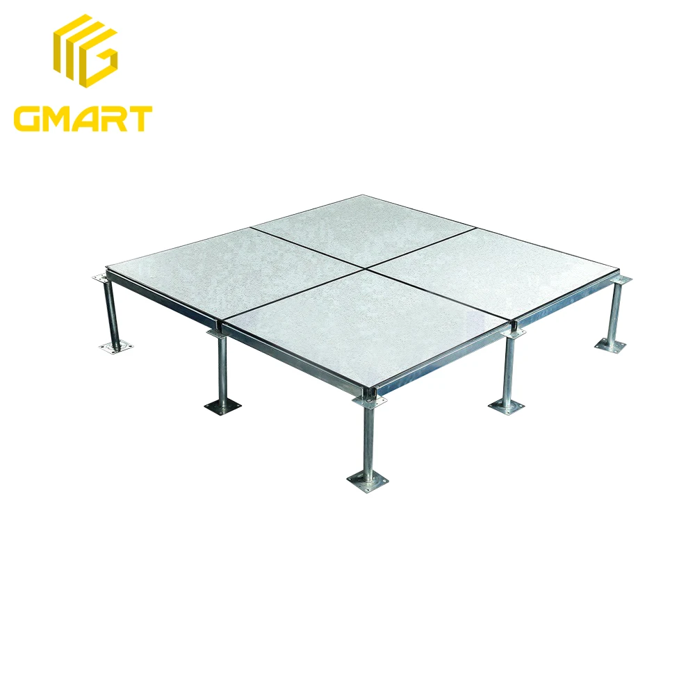 
Gmart Low Price Anti-Static Calcium Sulfate Raised Floor, New Design Server Room Raised Floor For Data Center 