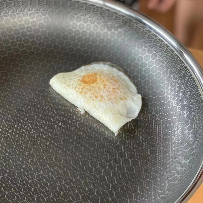 Wholesale Pan Sets 20/24/28/30cm Non Stick Frying Pan Stainless Steel Panelas Eco-friendly Hex Cookware Honeycomb Cooking Pans