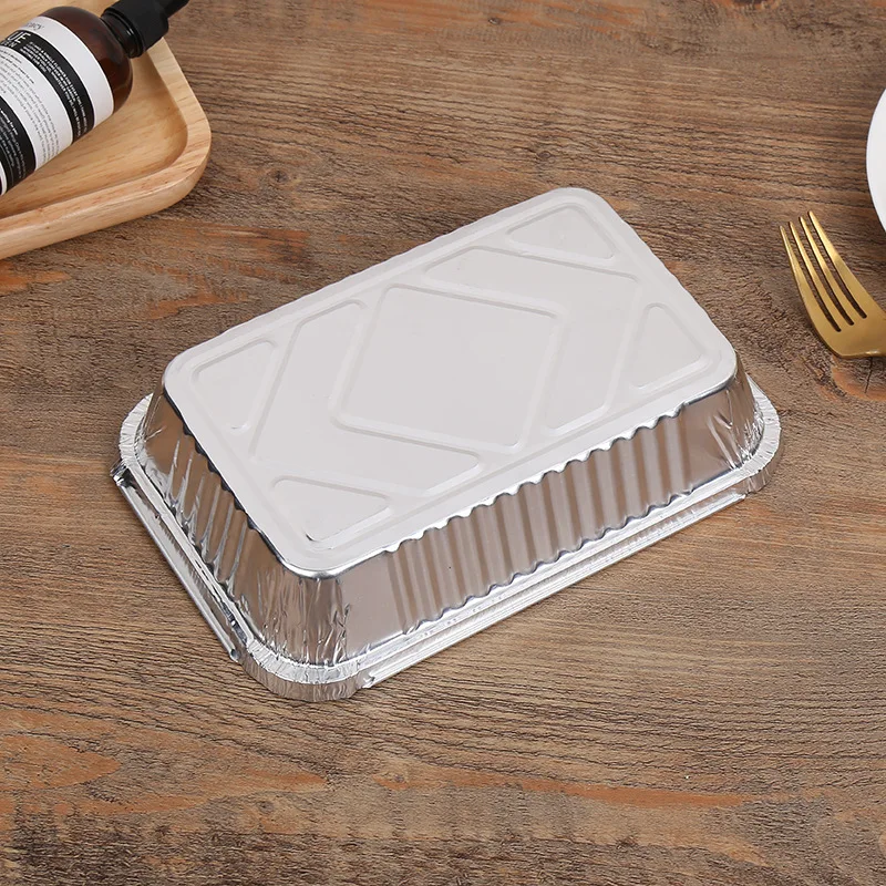 Контейнер из алюминиевой фольги 750 мл, контейнер из алюминиевой фольги с бумажной крышкой Пакистан F1