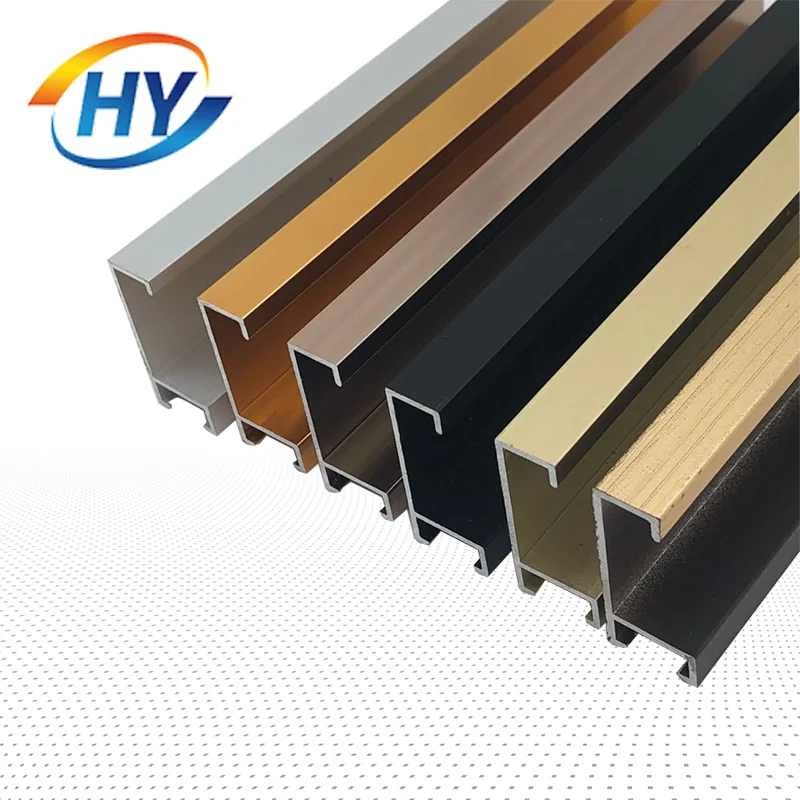 Custom U Shape Edge Trim Protection 90 Degree Bending Aluminum U Channel Profile for Glass Balustrade