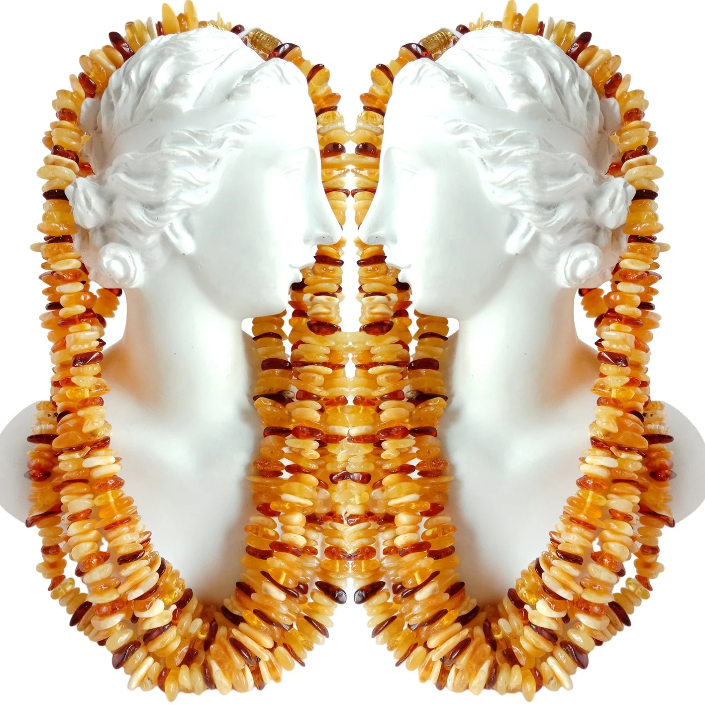 Free-shape yellow amber Natural Baltic Amber made with irregular stones